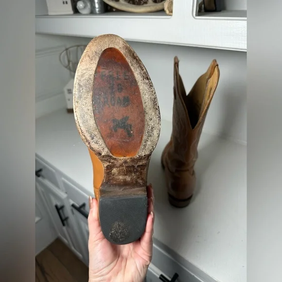 Idyllwind Western Cowboy Boots Tan Leather Embroidered Cowgirl Women’s 9.5B - Picture 9 of 10